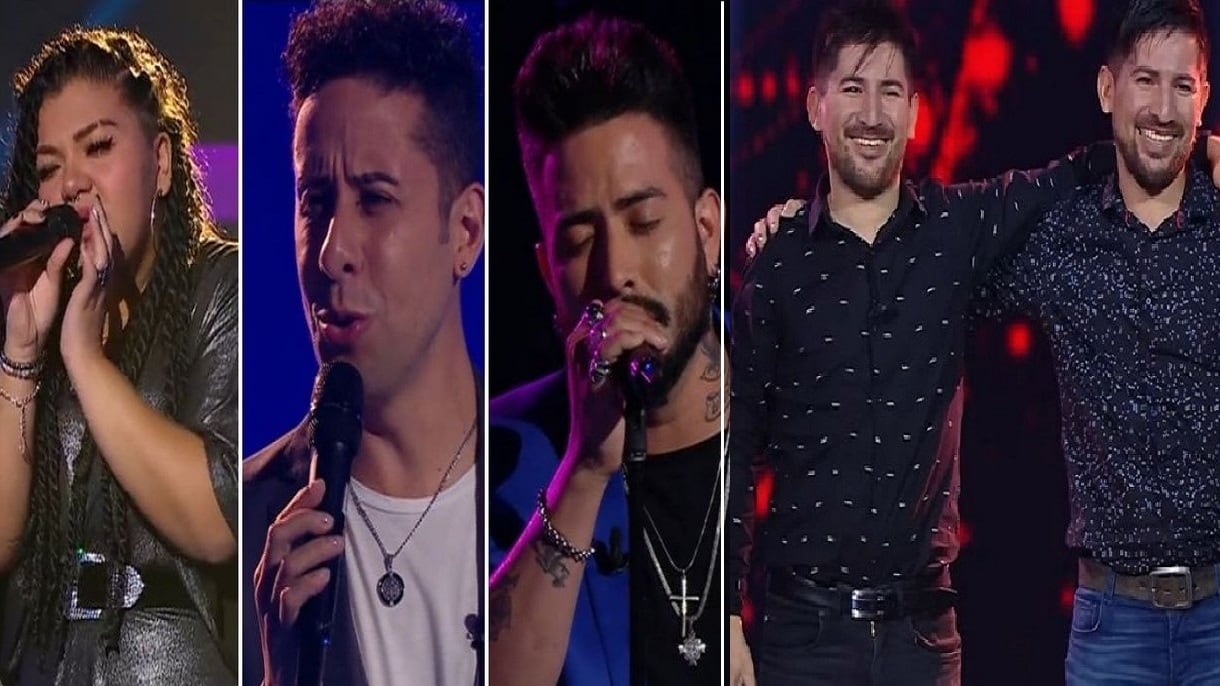 Los mendocinos eliminados de "La voz Argentina"