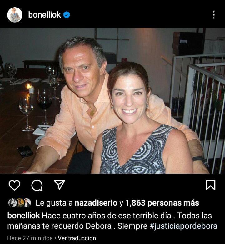 El mensaje de Marcelo Bonelli por la muerte de Débora Pérez Volpin.