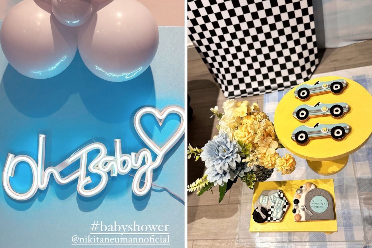 El íntimo baby shower de Nicole Neumann. Gentileza Instagram.