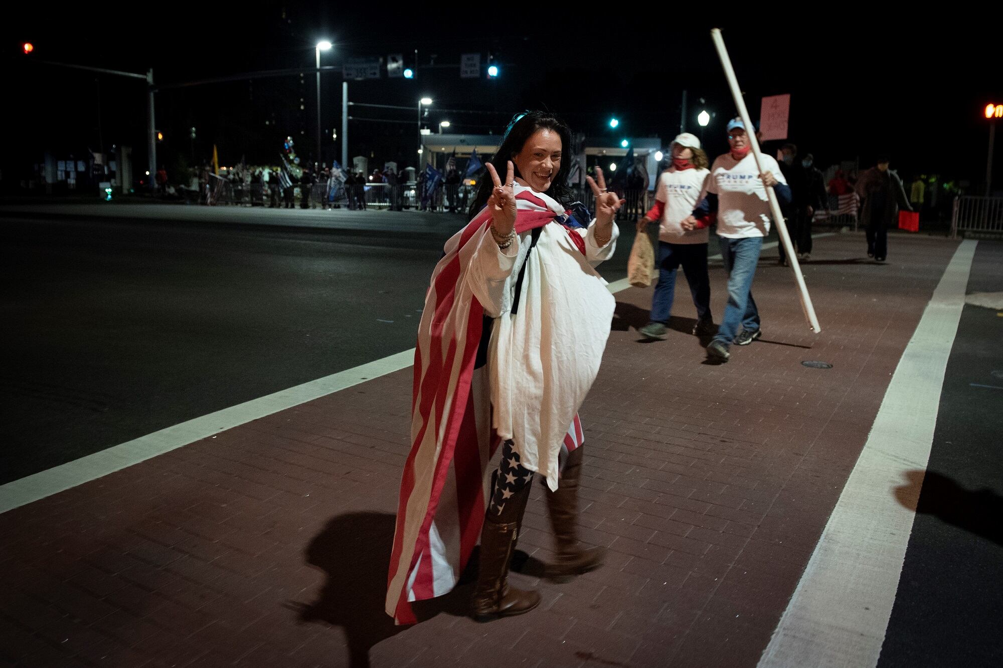 Simpatizantes de Trump hicieron "caravanazo" para acompañarlo - 