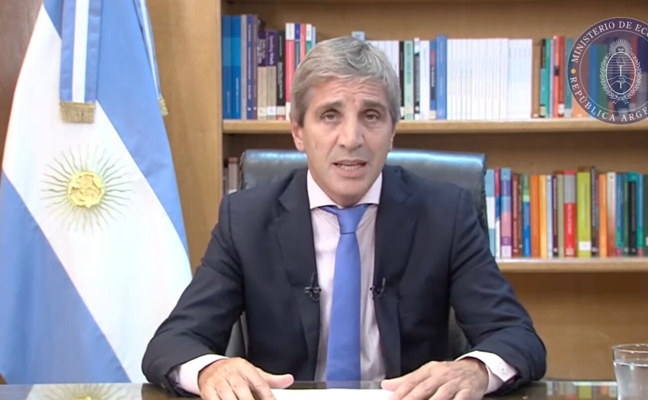 Luis Caputo, concentró su gestión en cuatro frentes de deuda pública. Foto: Captura de video