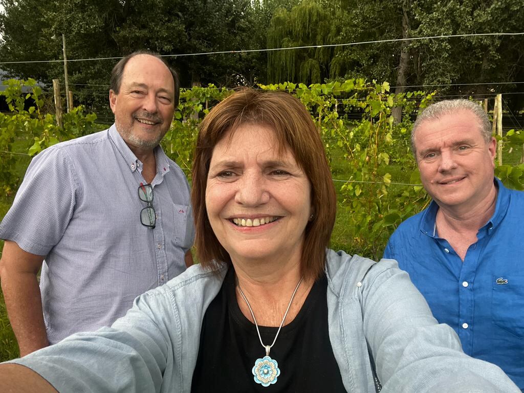 Patricia Bullrich, Ernesto Sanz y Gerardo Milman.