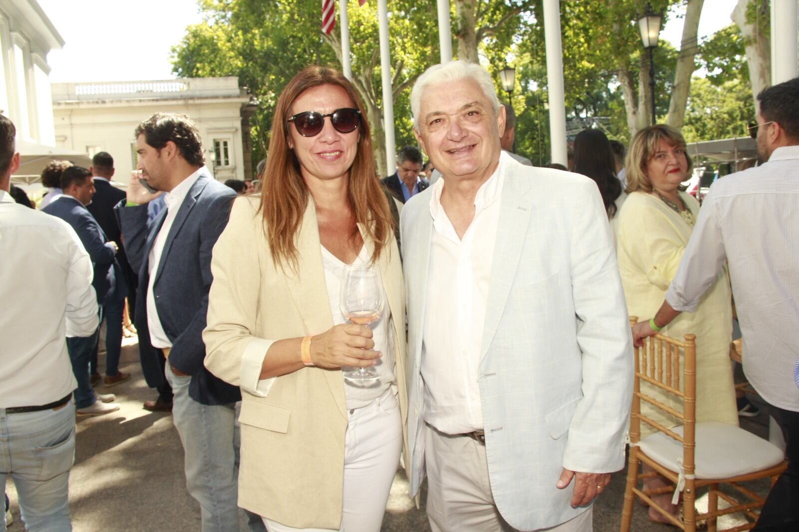 Flor Da Souza y Alfredo Panella. - Foto: Fernando Grosso / Los Andes