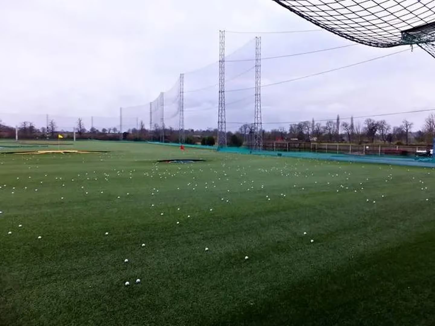 Cayó de cabeza por encima del borde de las redes de seguridad en Topgolf en Chigwell, Essex. Gentileza: TN.