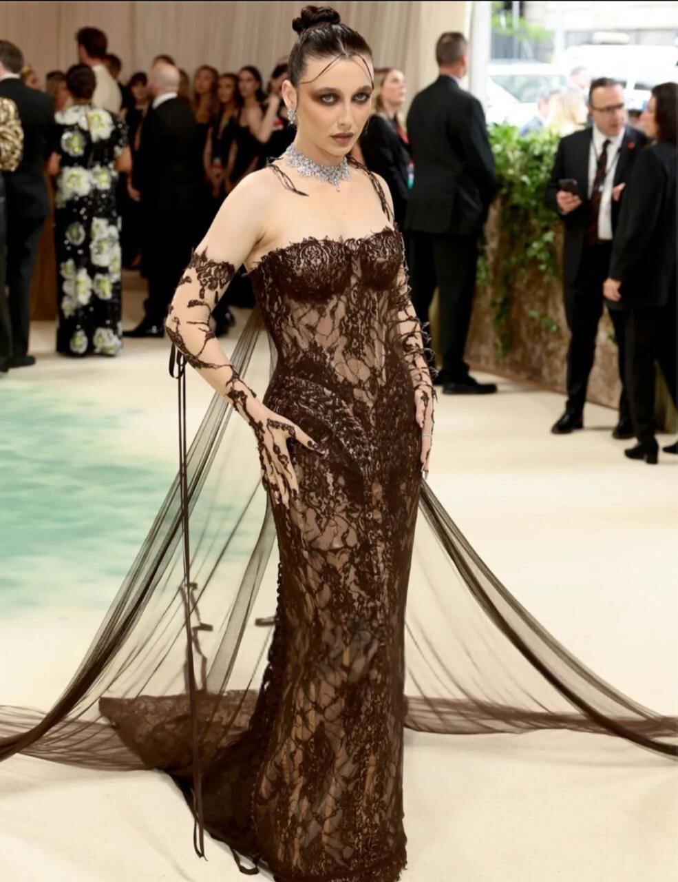 Emma Chamberlain en la Met Gala 2024 - Getty Images.