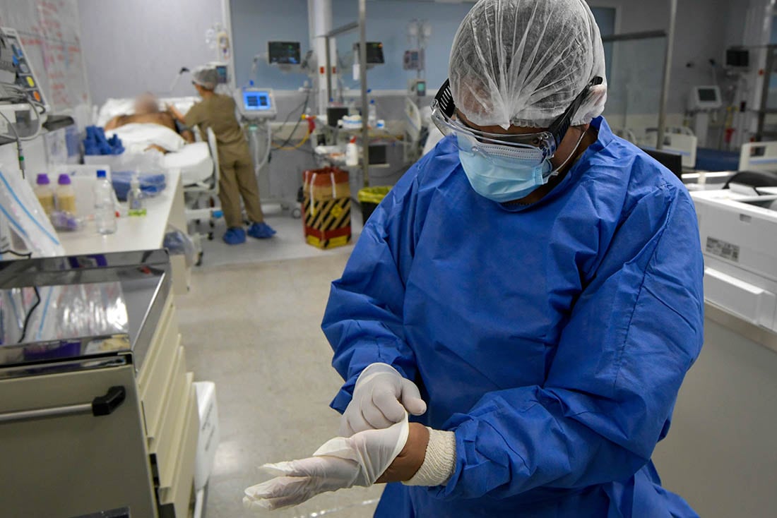 Nueva Unidad de Terapia Intensiva en el Hospital Central con pacientes con Covid-19 positivo