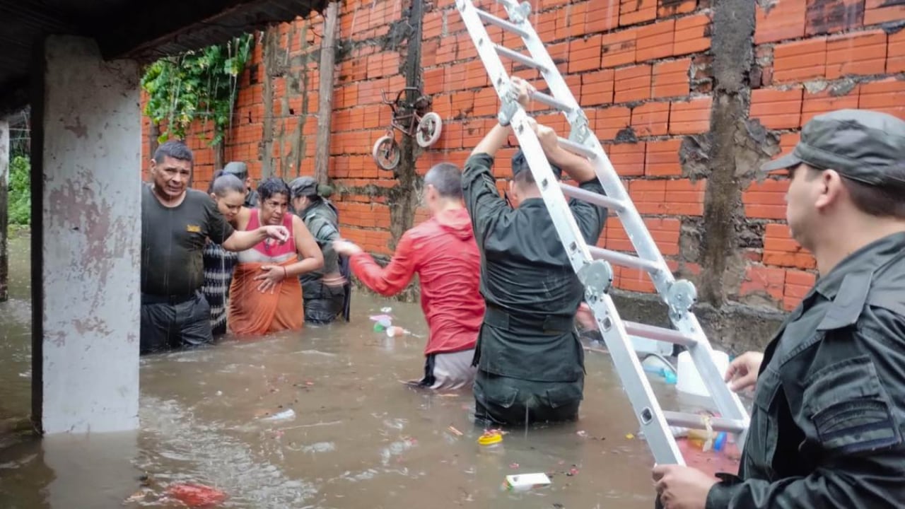 Temporal en Corrientes (Télam)