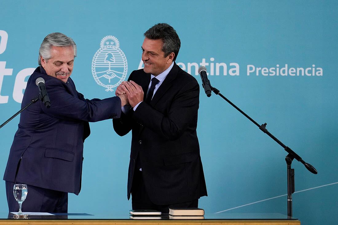 Sergio Massa y Alberto Fernandez. Foto: Archivo / Los Andes