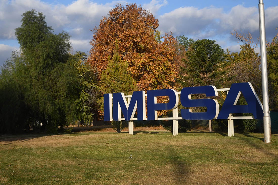 Entrada del complejo industrial IMPSA - Foto archivo Los Andes