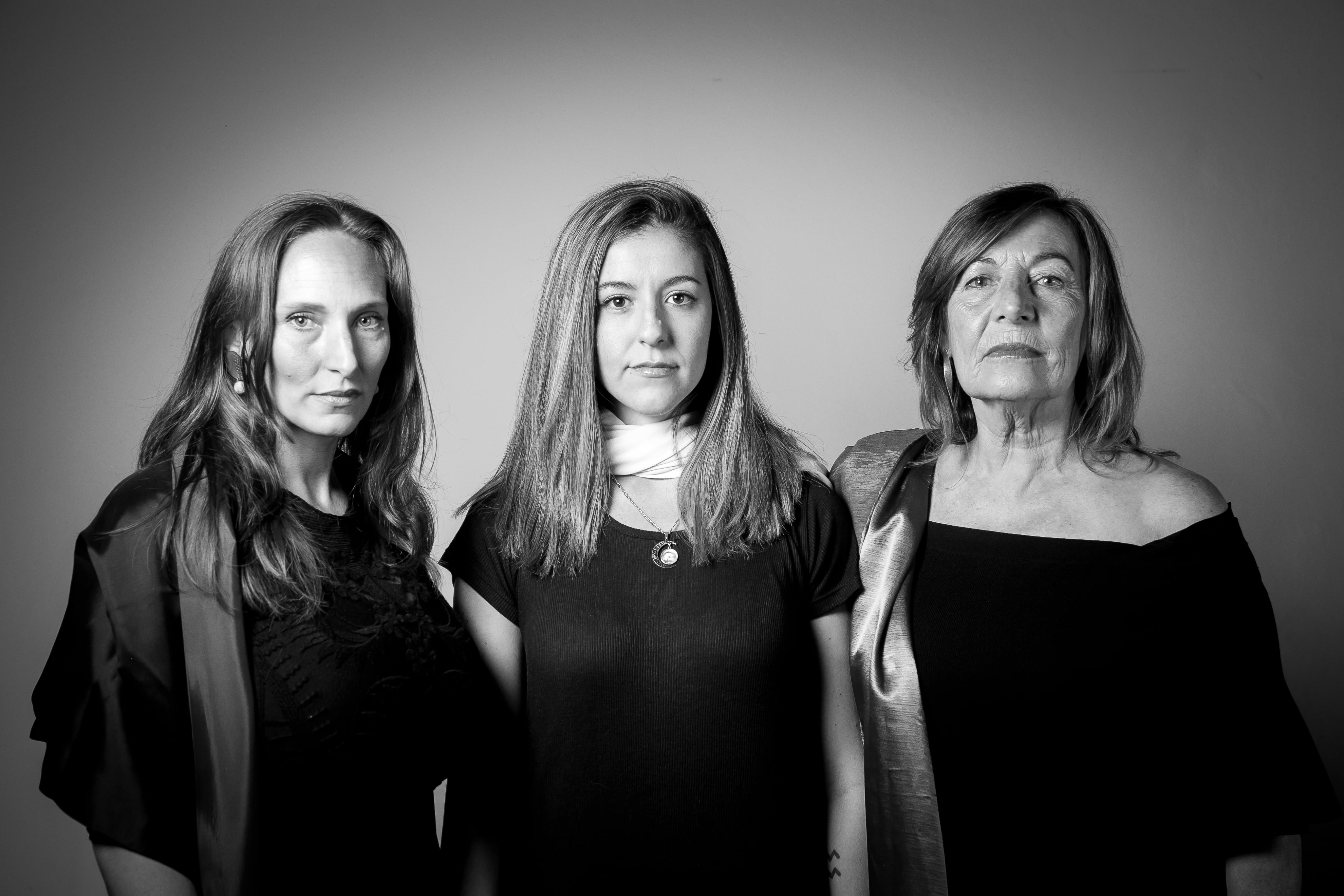 Gabriela López Zalba, Julieta Caparotta y Gloria López. Foto: María José Navarro Sardá.