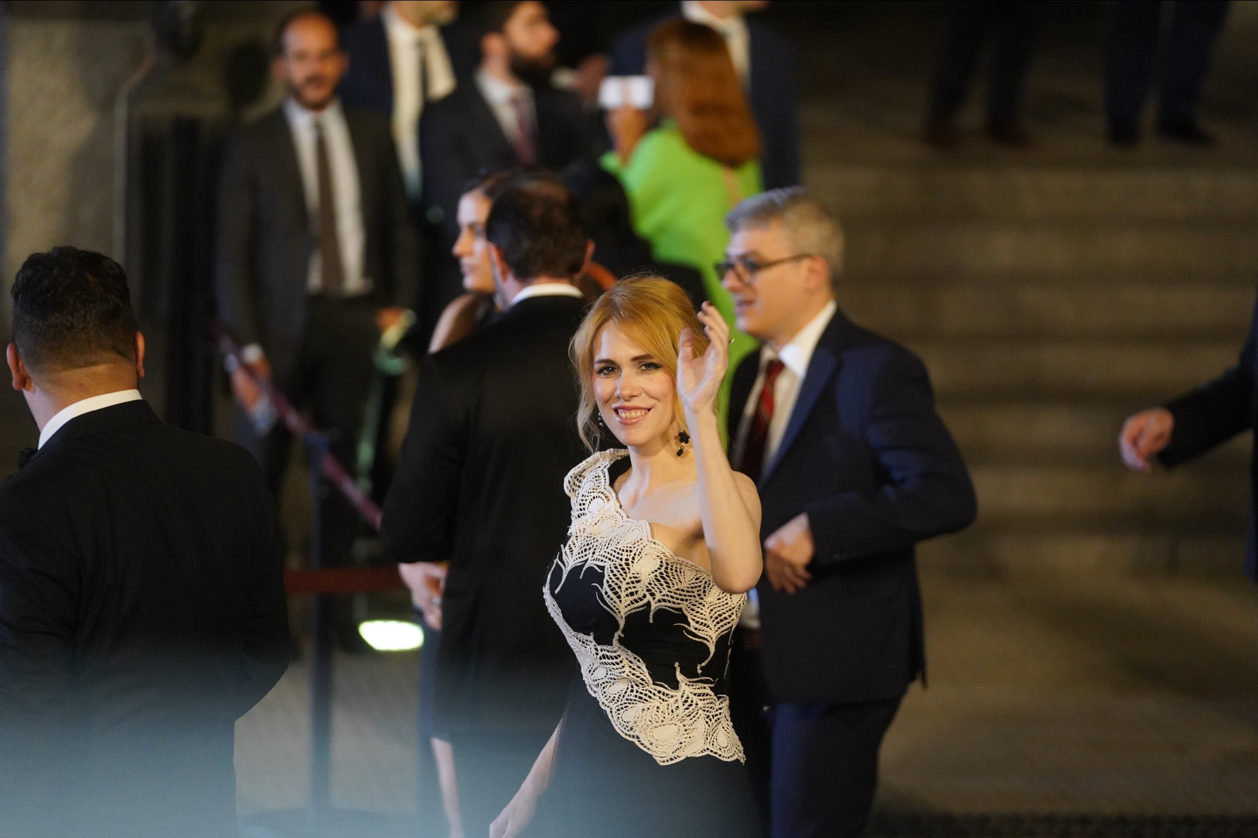 Lilia Lemoine. Gala en el teatro Colón tras la asunción de Javier Milei como presidente de la Nación (Clarín)