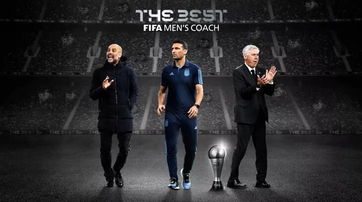 El premio The Best a mejor entrenador.