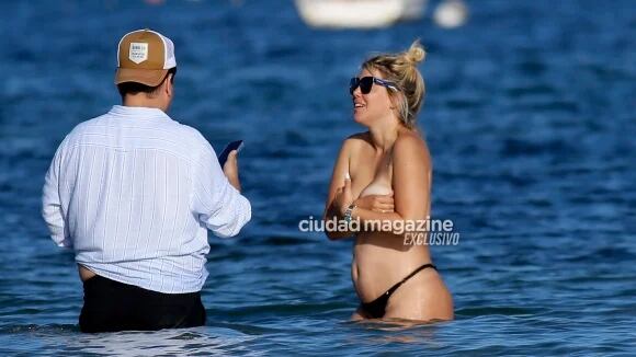 Wanda Nara disfruta del mar de Ibiza y sus fotos sin retoques se hicieron virales