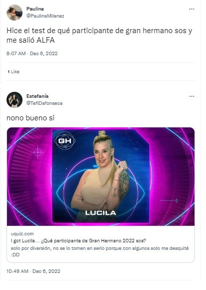 Test viral: Qué participante de Gran Hermano sos