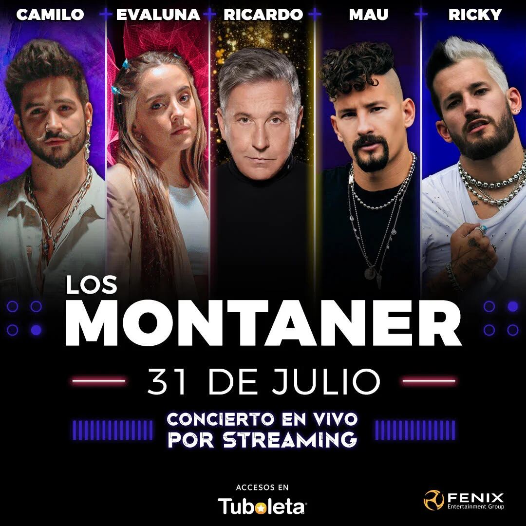 Los Montaner harán un concierto en familia.