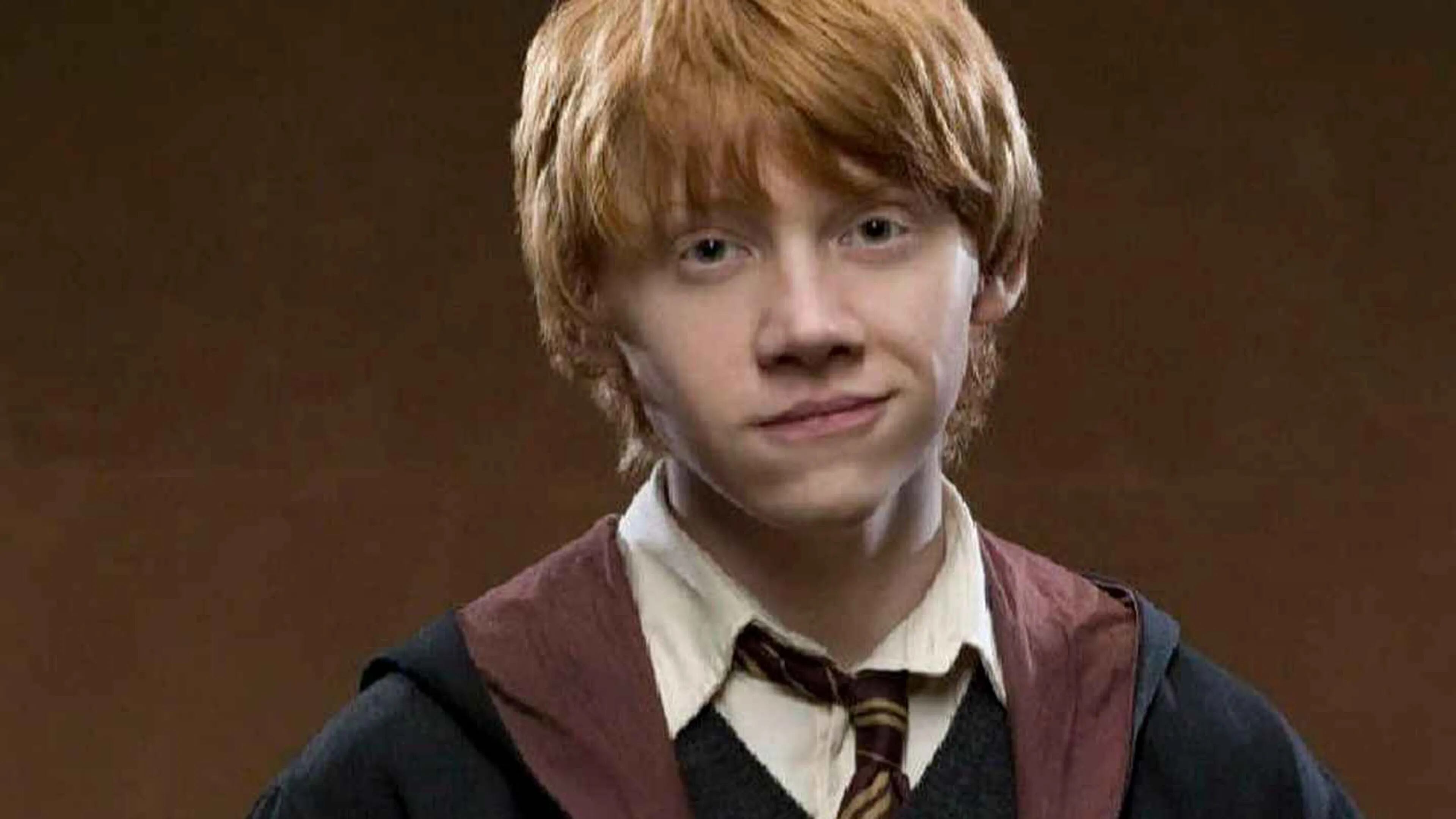 Rupert Grint en Harry Potter.