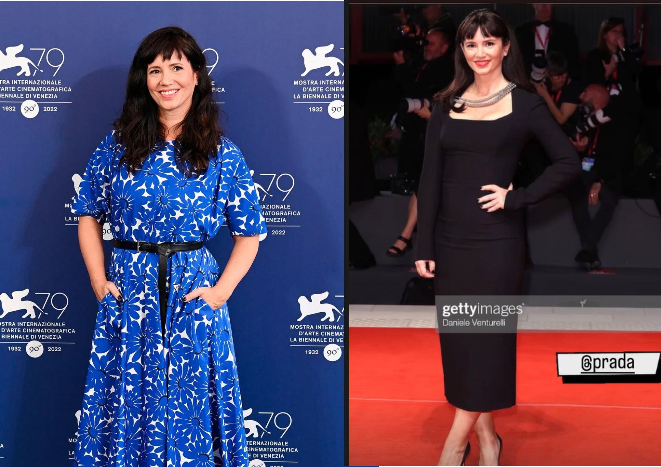 Griselda Siciliani lució Prada en la alfombra roja del Festival de cine de Venecia