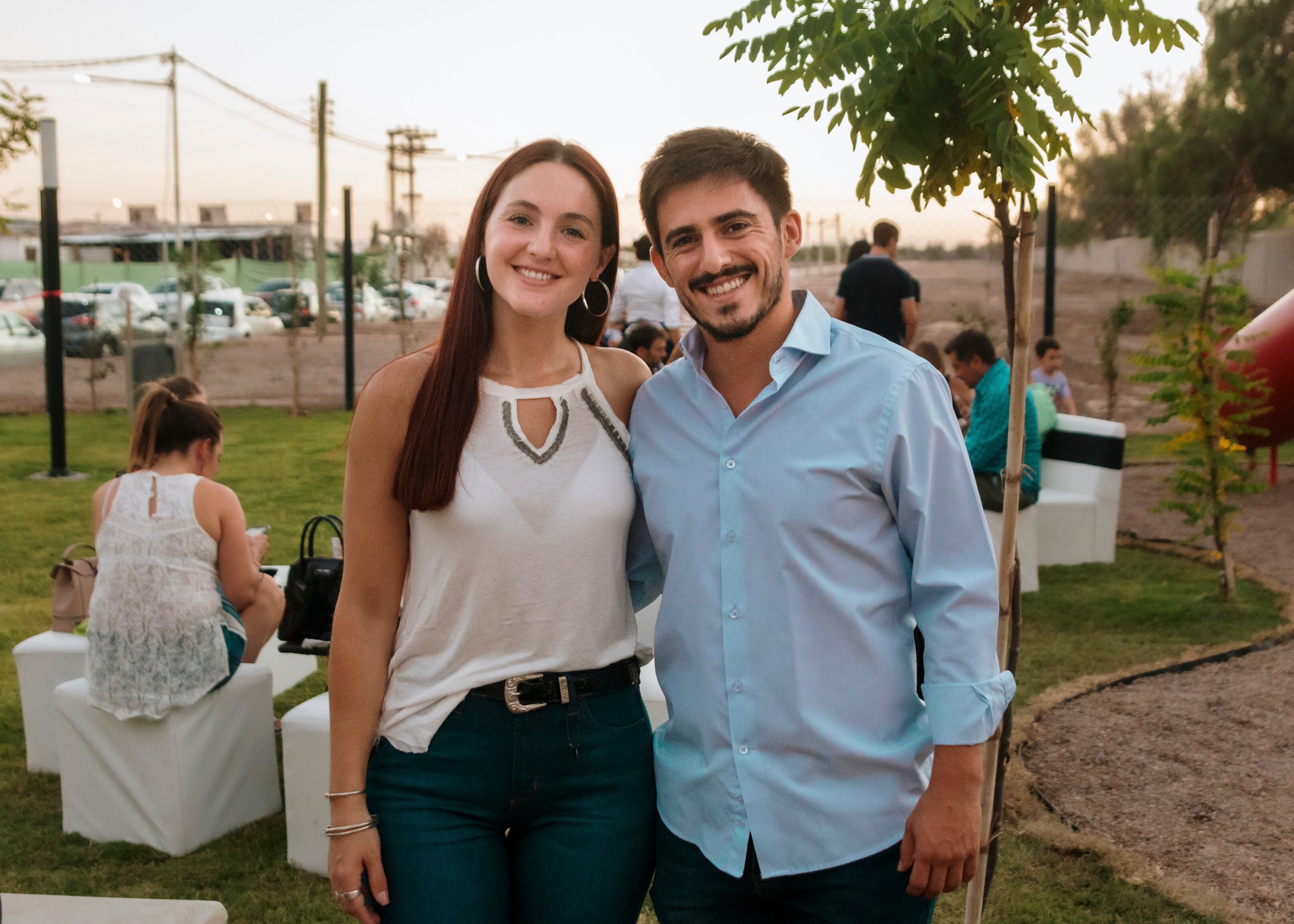 Florencia Castillo junto a Joaquín Sagás.