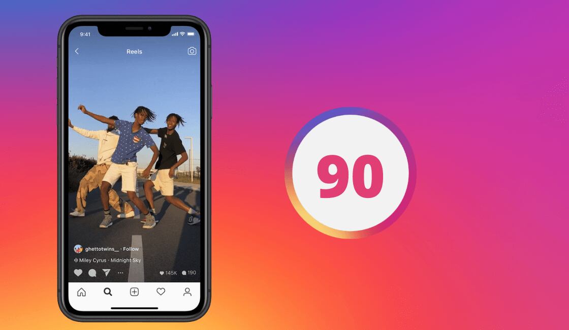 Instagram amplió su prueba para subir Reels de 90 segundos a más usuarios en la plataforma