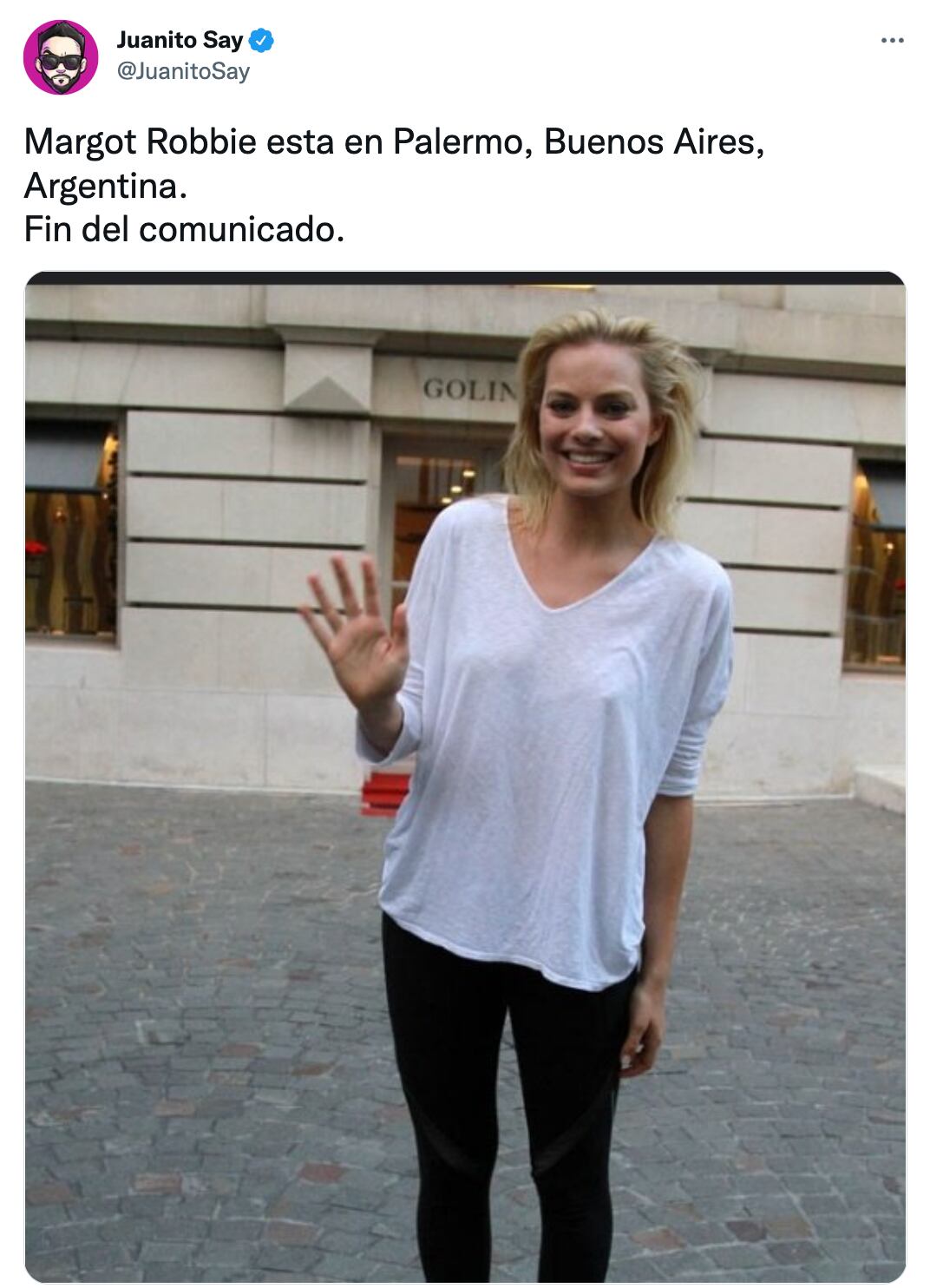 Margot Robbie en Argentina