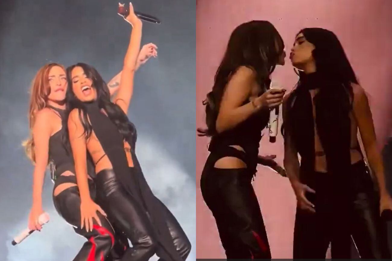 Nicki Nicole invitó a Lali al escenario para poner algo de Disciplina en el Movistar Arena (Capturas de pantalla)