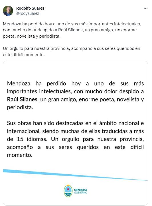 Murió Raúl Silanes