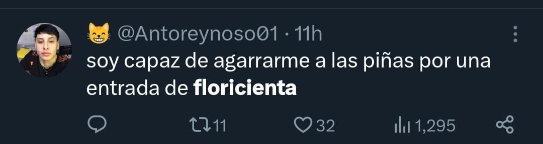 La reacción de los fanáticos de Floricienta. / X