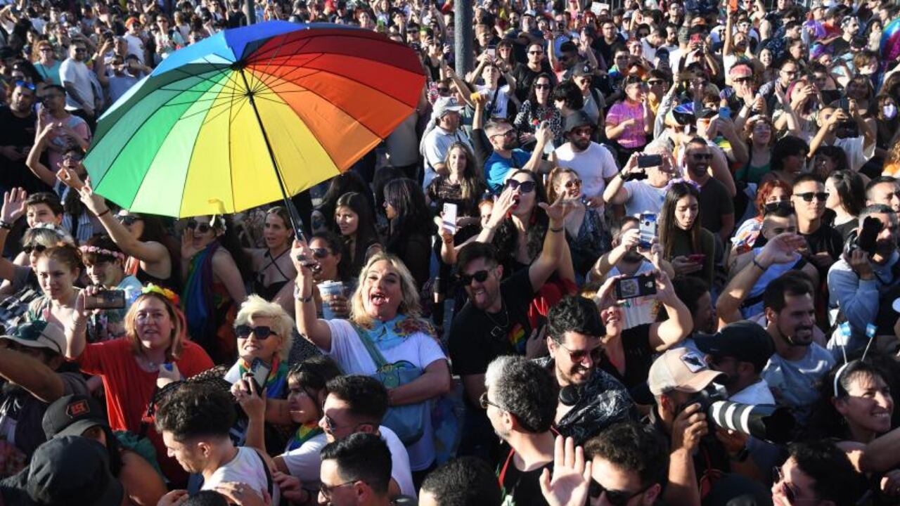 El lunes 30 de octubre comenzó la semana del Orgullo. Foto: Télam / Camila Godoy