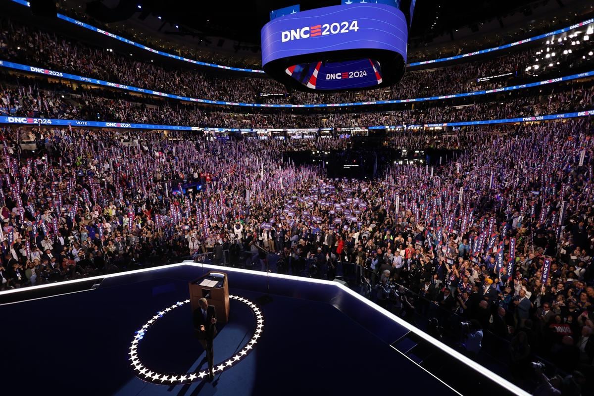 Barack y Michelle Obama en la Convención Nacional Demócrata 2024 para apoyar a Kamala Harris / EFE