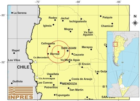 Sismo en Mendoza