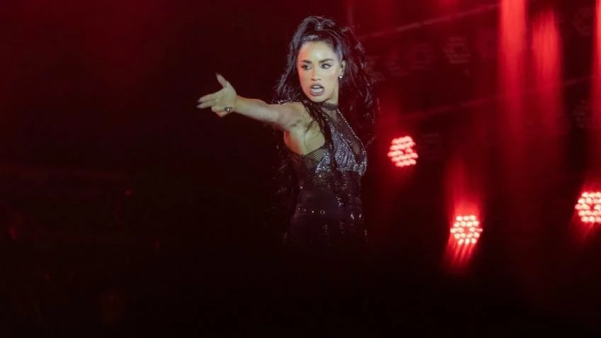 Lali en show.