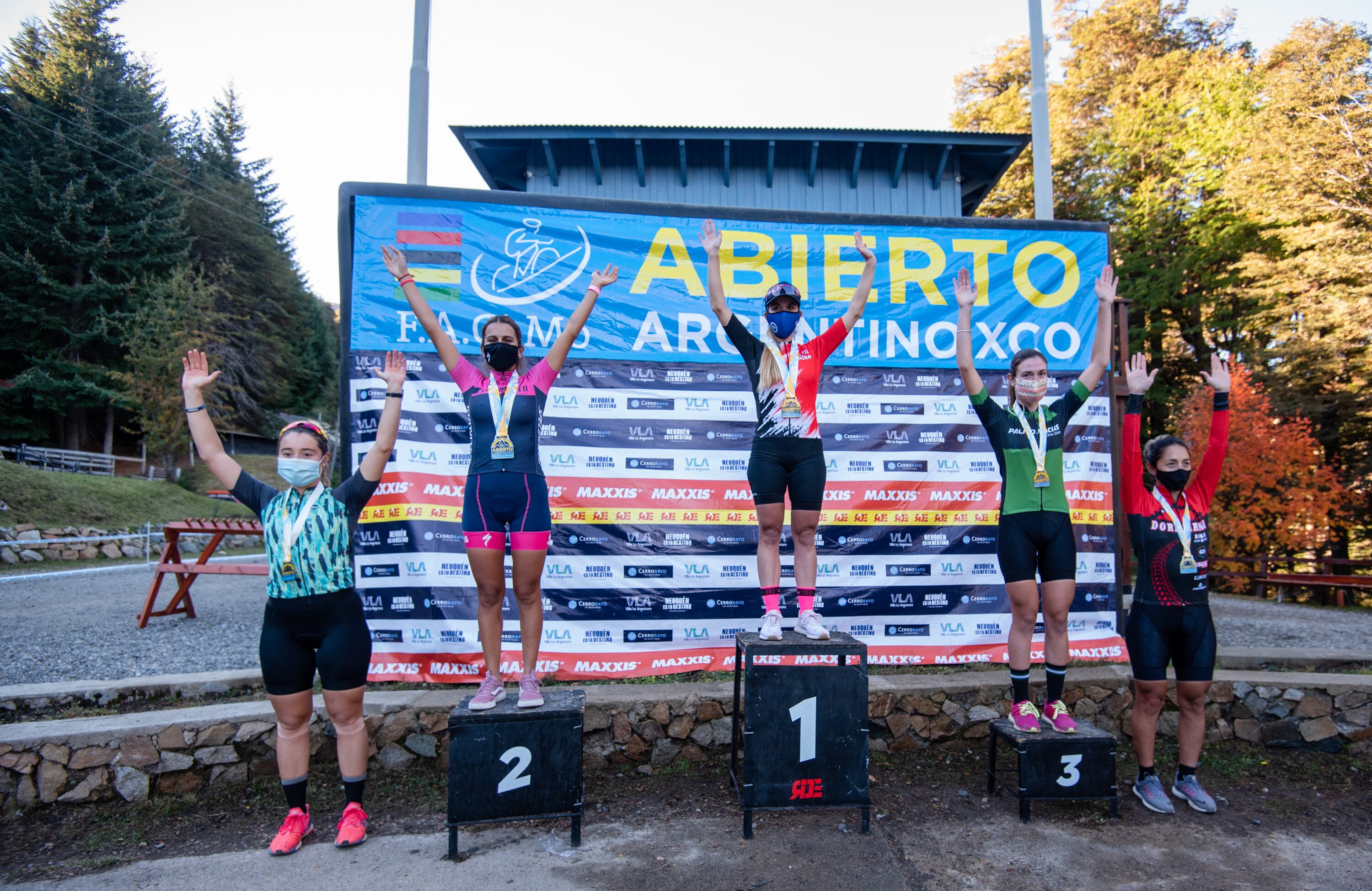 María Laura Bugarín y Pilar Adoue hicieron el 1-2 en damas Elite / Fotos: RIDE SRL.