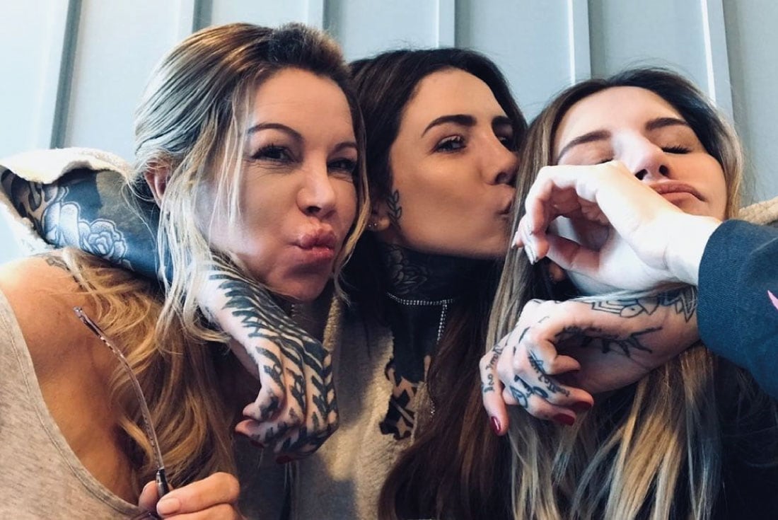 Soledad, Cande y Mica. (Instagram Cande Tinelli)