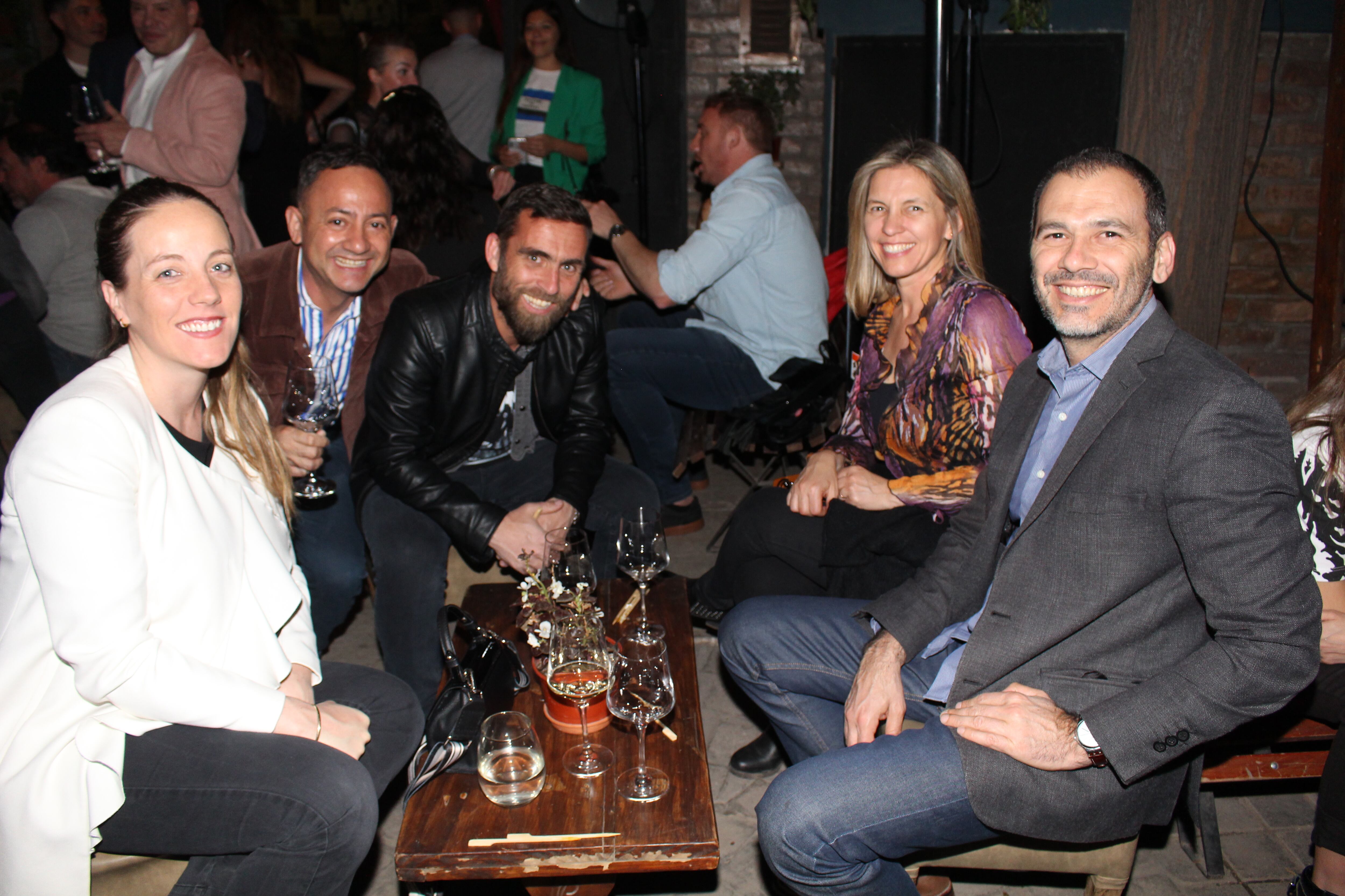 Agustina Videla, Felipe Rinaldo, Martín Caredo, Carela Poblete y Lucas Boulin.