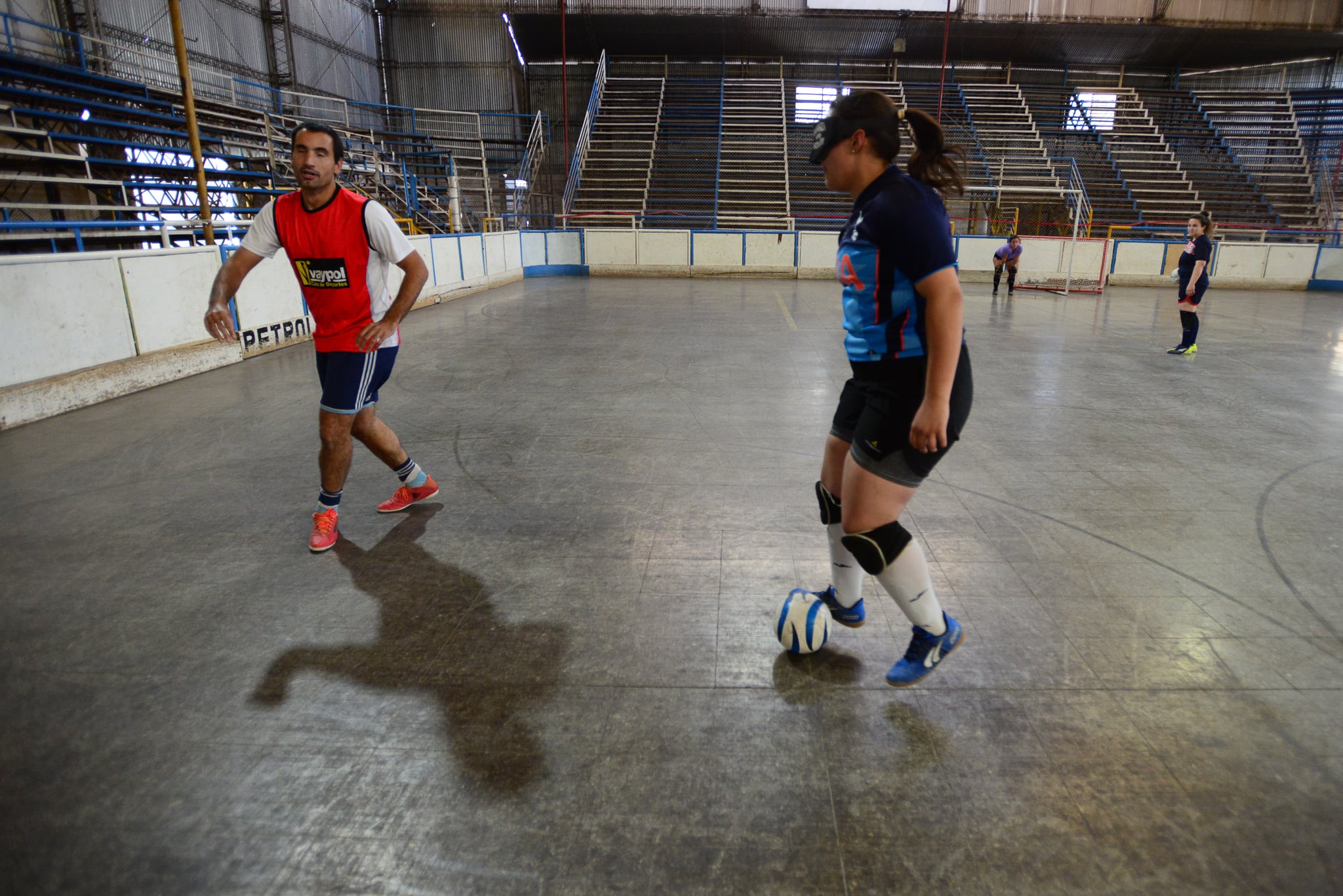 Equipo Femenino de Futbol para Ciegas de YPF Petroleras participa en el Torneo Nacional 
Foto Claudio Gutiérrez Los Andes