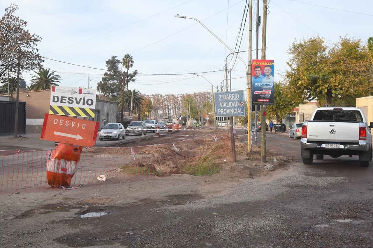 Actualmente, el muncipio trabaja en la intersección de Mitre y Mathus Hoyos. | Foto: José Gutierrez / Los Andes