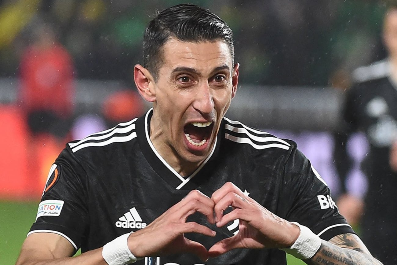 Ángel Di María, la gran figura de la Juventus.  