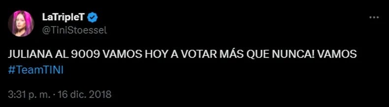 La cantante se hizo viral por mostrar un supuesto apoyo a una concursante de Gran Hermano.