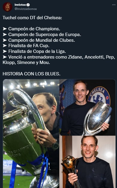 Los títulos de Tuchel con el Chelsea