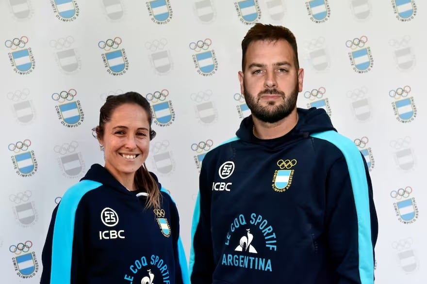 Rocío Sánchez y Luciano De Cecco, los abanderados argentinos para los Juegos Olímpicos.