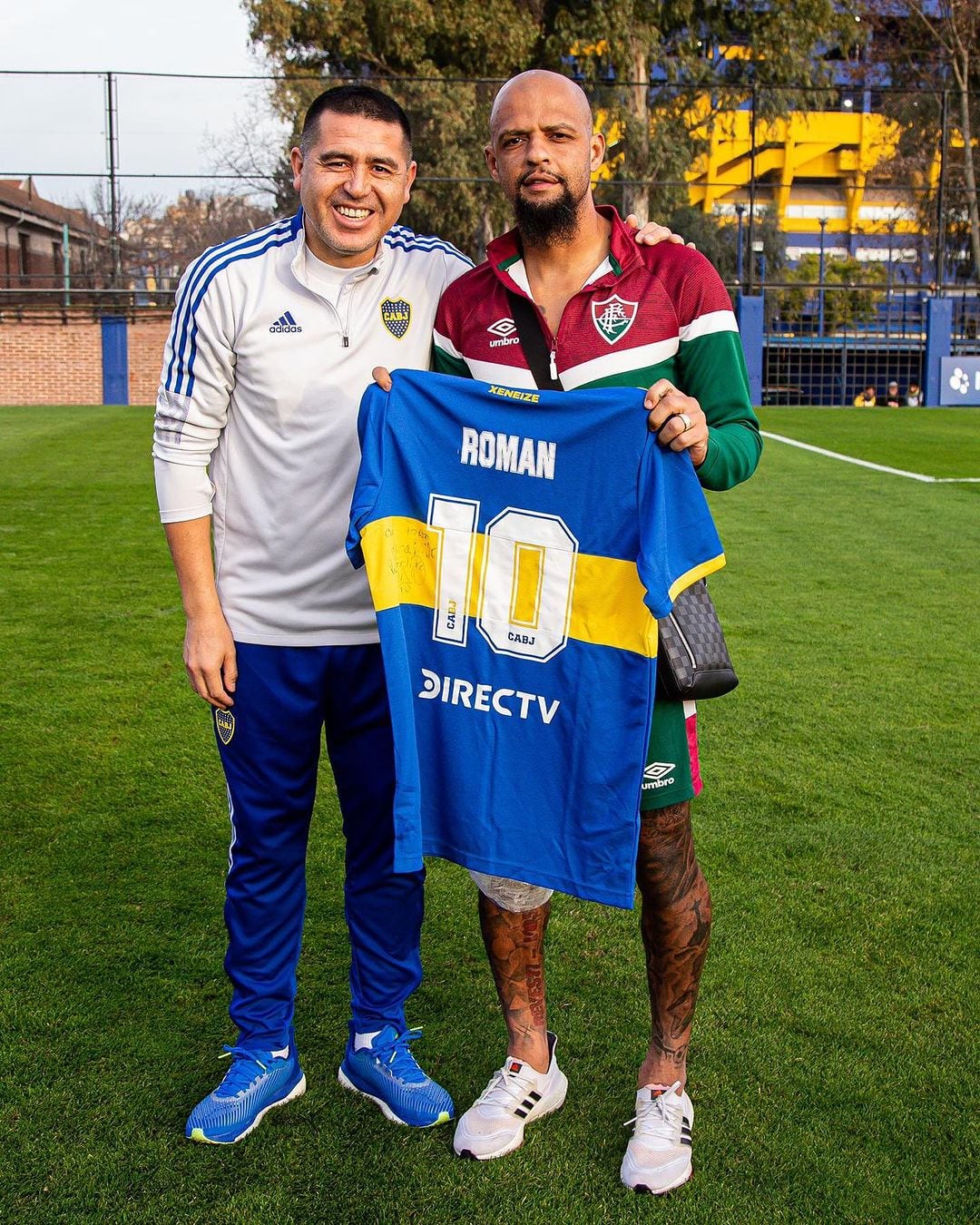 Felipe Melo, fan de Boca Juniors