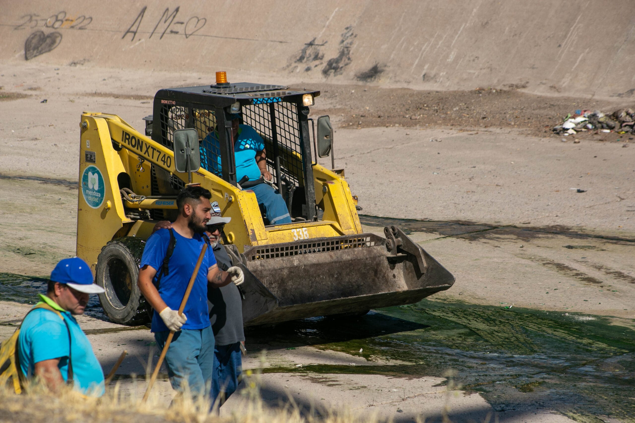 Se limpiaron 530 toneladas de residuos del canal Papagayos