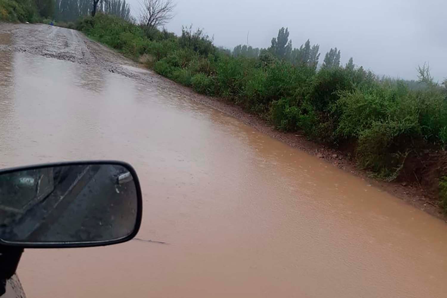 Calle Remanso inundada