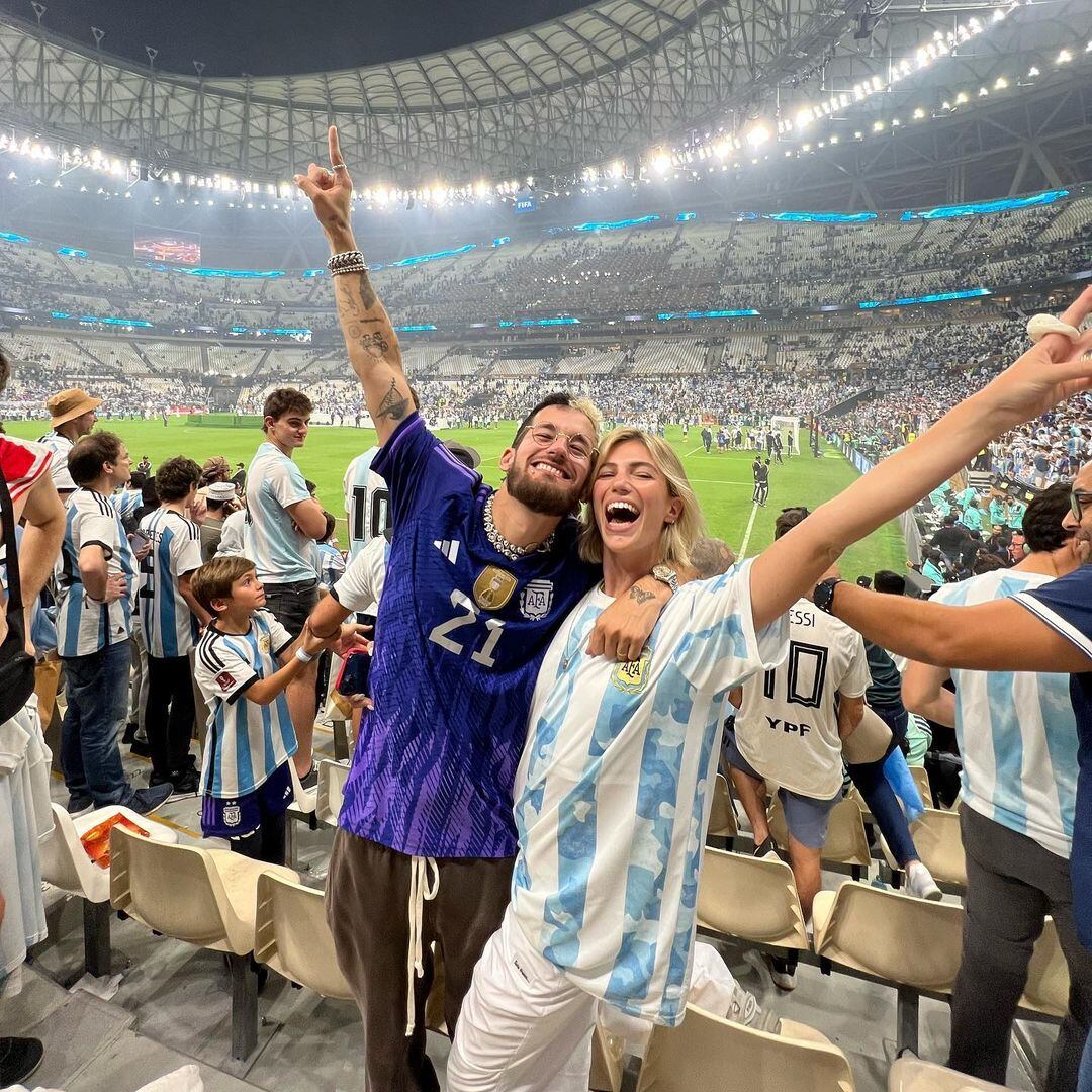 Stefi Roitman y una bikini con los colores de la Selección Argentina que encantó en las redes