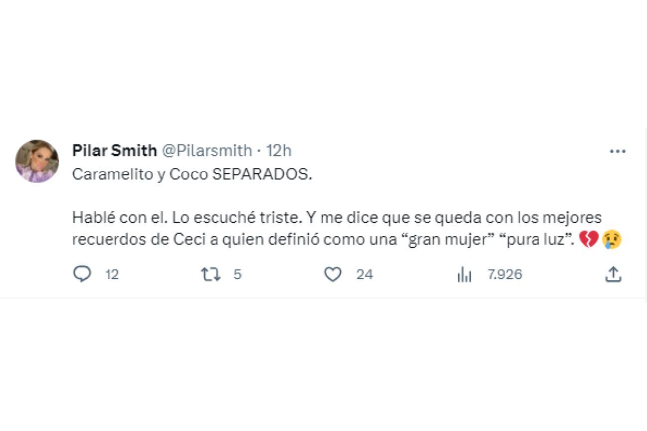 La palabra se Pilar Smith sobre cómo está Coco Sily