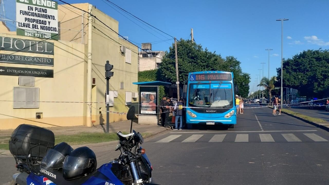 Hoy falleció, el colectivero de la Línea K atacado a balazos días atrás en Rosario. Gentileza: Rosario 3.