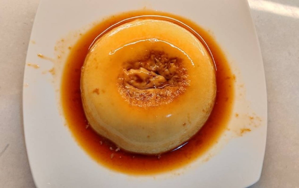 Receta de flan en microondas