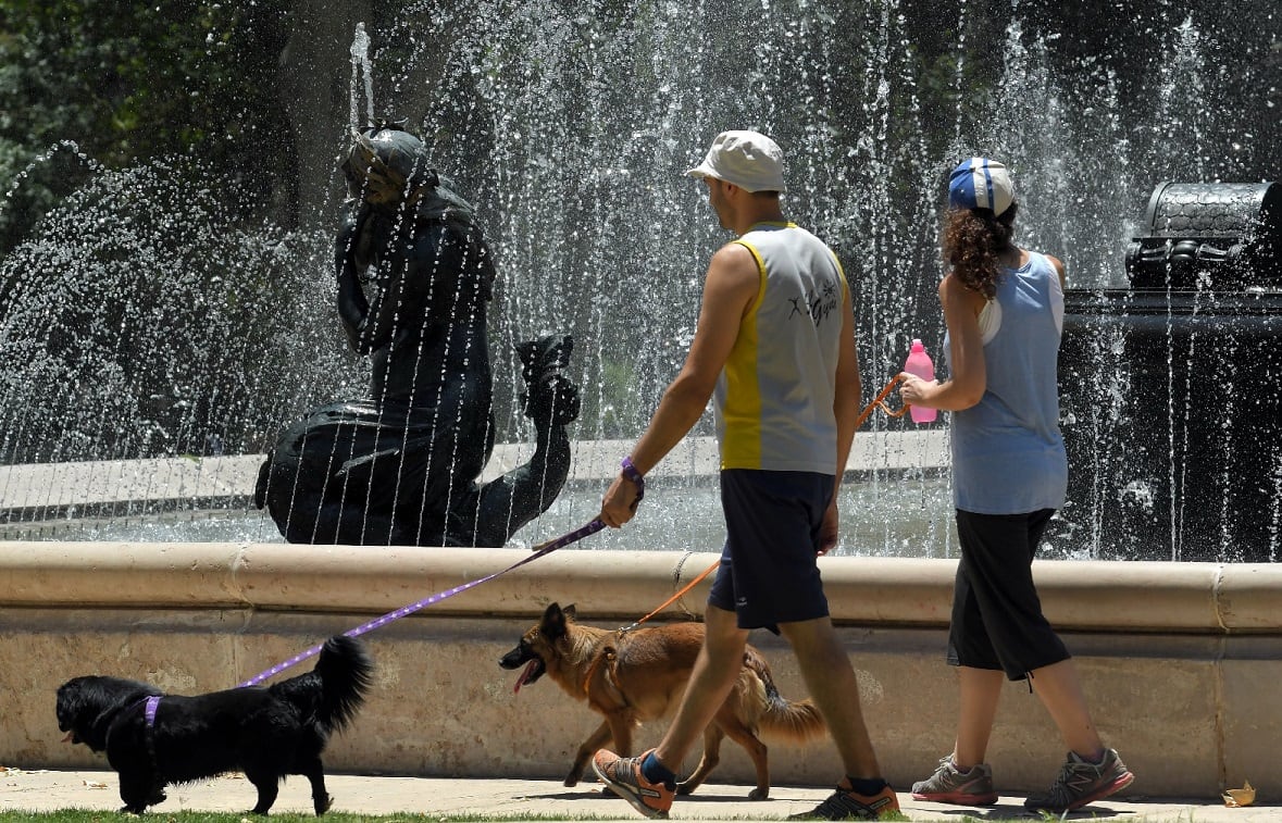 Calor, verano, Mendoza