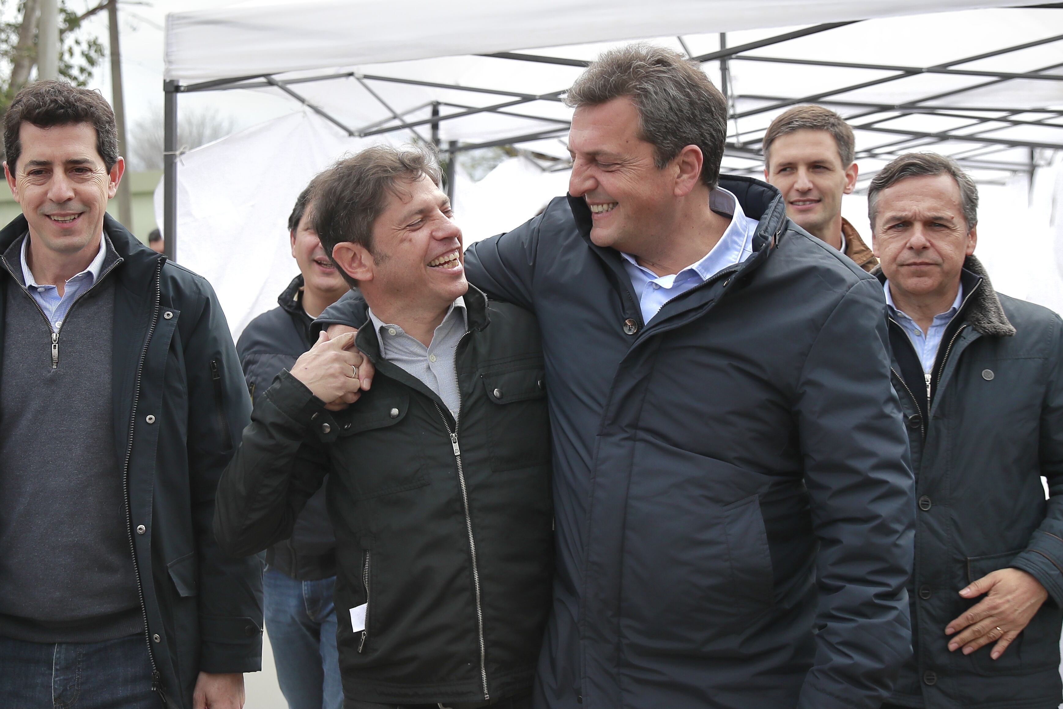 Kicillof y Massa, en San Vicente