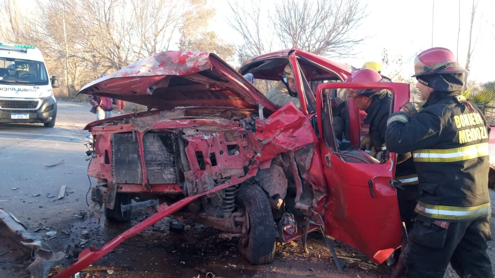 Accidente de tránsito en Maipú. Uno de los conductores estaba alcoholizado. | Foto: Ministerio de Seguridad y Justicia